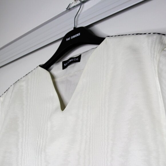 BNWT SS20 NICOMEDE EPISODE 1 GINGHAM MOIRE STRETCH TSHIRT L - Picture 4 of 12